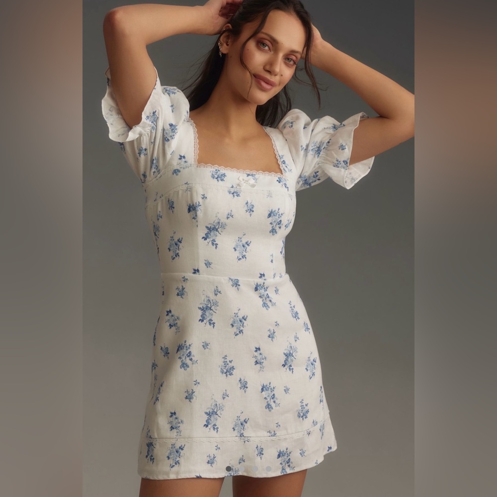 Reformation Evianna Linen Dress